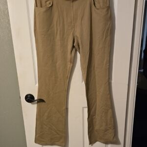 Willit Tan Flared Pants Size Xl